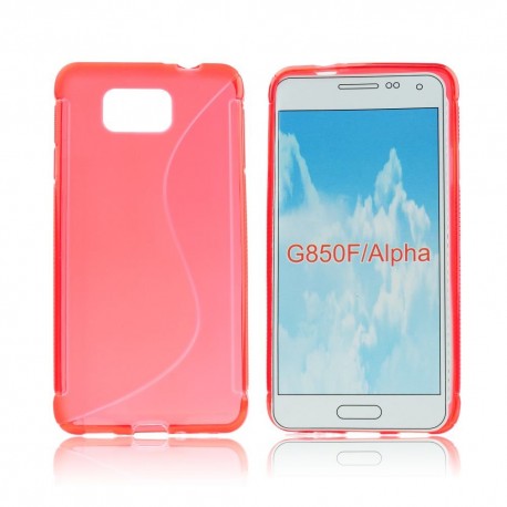 Samsung Galaxy Alpha/G850 S-Line Silicone pink
