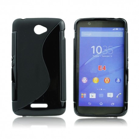 Sony Xperia E4 S-Line Silicone black