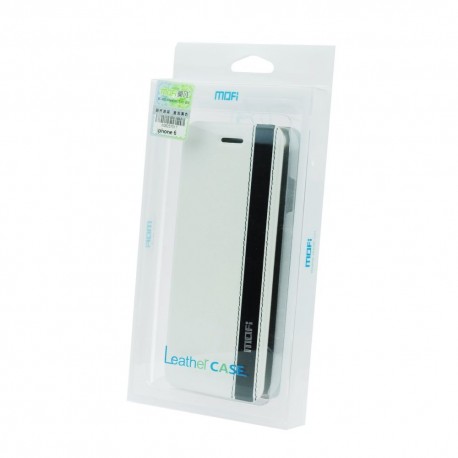 iPhone 6 4.7"Mofi Leather Case white