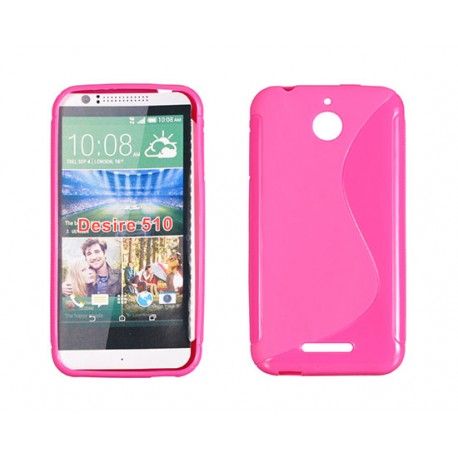 HTC Desire 510 Silicone S-Line pink