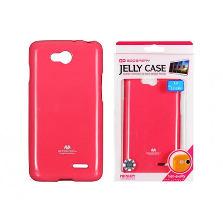 LG L90 D405 Jelly Silicone dark pink