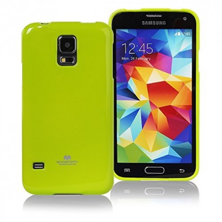 Samsung Galaxy S5 Mini G800F Jelly Silicone lime