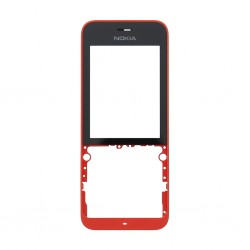Nokia 220-220Dual FrontCover red ORIGINAL