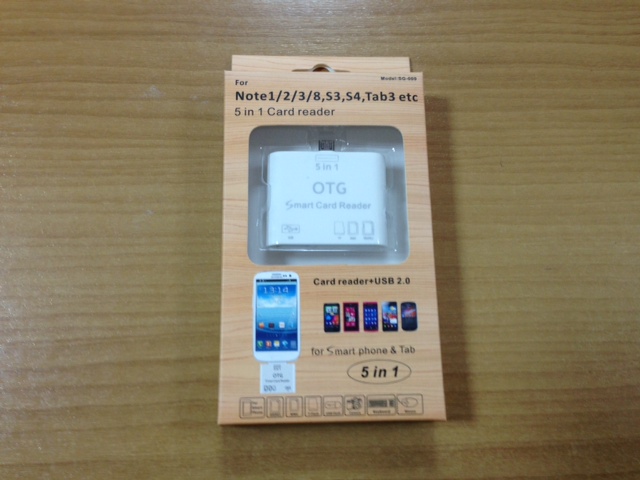 Card Reader+USB 2.0 5in1 OTG for SmartPhone+Tab
