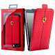 Samsung Galaxy S5 G900 FEFOCFLS5RE Ferrari Carbon Flip Case Red