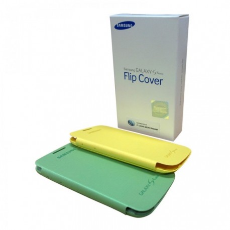 Samsung i9190 Galaxy S4 Mini EF-FI919BZE Book Case green-yellow