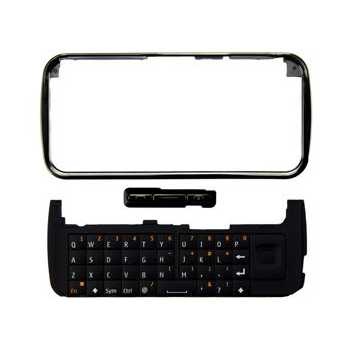 Nokia C6-00 Keypad Set + Frame black ORIGINAL