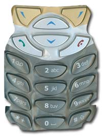 Nokia 6310 Keypad gold ORIGINAL