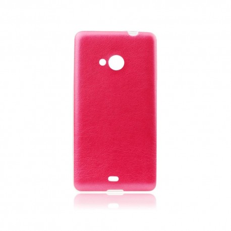 Microsoft Lumia 540 Jelly Leather 0,3mm Silicone Red