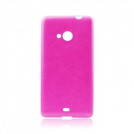 Microsoft Lumia 540 Jelly Leather 0,3mm Silicone White