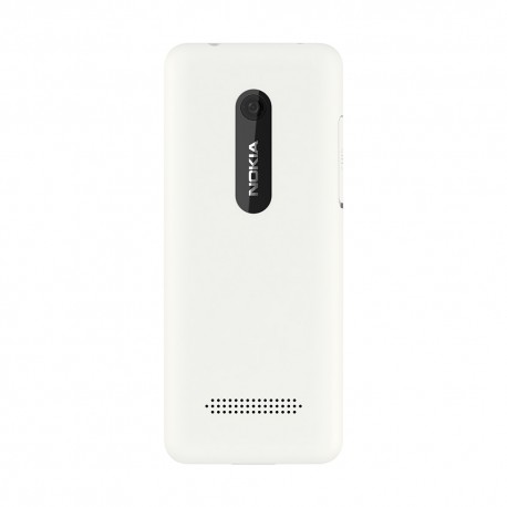 Nokia 206 BatteryCover white ORIGINAL