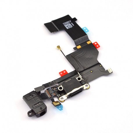 iPhone 5S Dock Connector+Microfone+Audio Connector white/gold