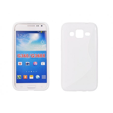 Samsung G360/Galaxy Core Prime S-Line Silicone white
