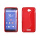 Sony Xperia E4 S-Line Silicone red