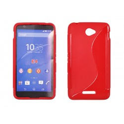 Sony Xperia E4 S-Line Silicone red