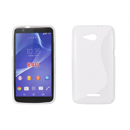 Sony Xperia E4G S-Line Silicone white