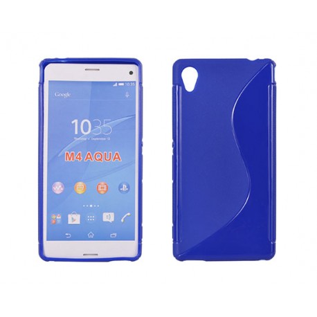 Sony Xperia M4 Aqua S-Line Silicone blue