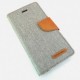 Samsung Galaxy A3 Mercury Canvas Case grey
