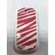 Samsung S3650 BatteryCover pink white ORIGINAL