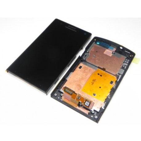 Sony Xperia S/LT26i Lcd+Touch Screen+FrontCover black HQ