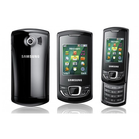 Samsung E2550 BatteryCover black ORIGINAL