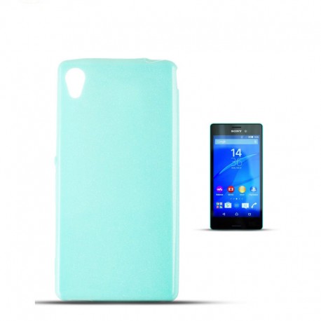 Sony Xperia M4 Aqua Jelly 0,3mm Silicone mint