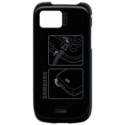 Samsung S8000 BatteryCover Black HQ