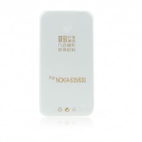 Silicone Ultra Slim 0.3mm Nokia Lumia 630 transparent