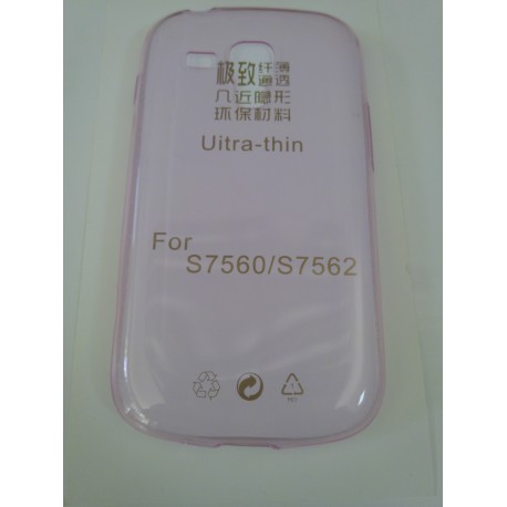 Samsung S7562 Galaxy S Duos Ultra Slim 0.3mm Silicone pink