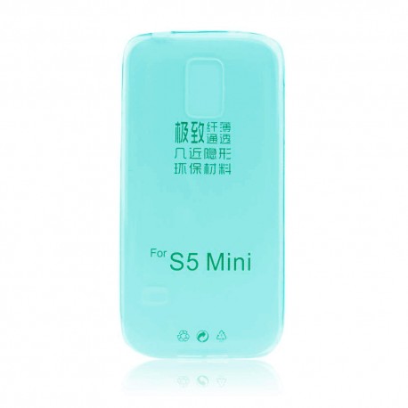 Samsung Galaxy S5 Mini Ultra Slim 0.3mm Silicone blue
