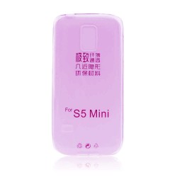 Samsung Galaxy S5 Mini Ultra Slim 0.3mm Silicone pink