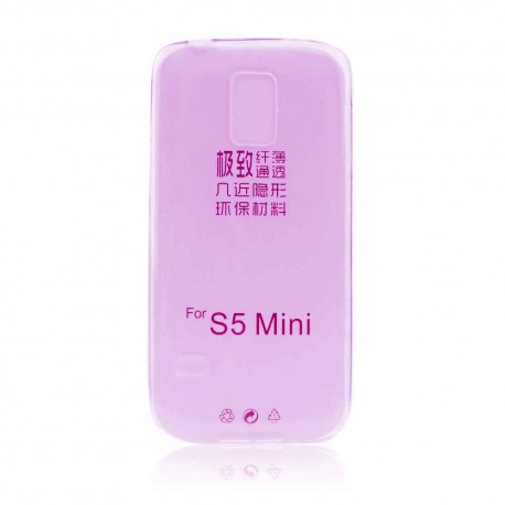 Samsung Galaxy S5 Mini Ultra Slim 0.3mm Silicone pink