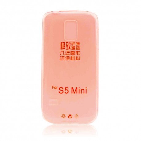 Samsung Galaxy S5 Mini Ultra Slim 0.3mm Silicone coral
