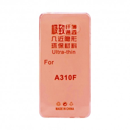 Samsung A310 Galaxy A3 (2016) Ultra Slim 0.3mm Silicone coral