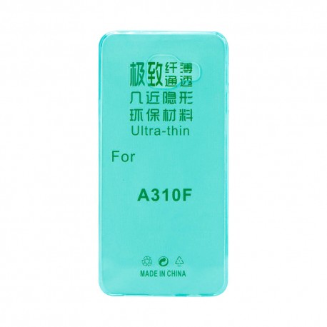 Samsung A310 Galaxy A3 (2016) Ultra Slim 0.3mm Silicone blue
