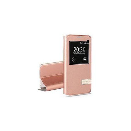 Samsung Galaxy J1 2016 Usams Muge S-View Case Rose