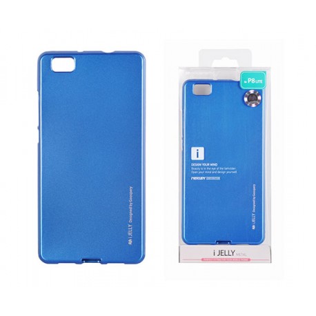 LG K8 Mercury i-Jelly Silicone Case Blue