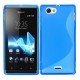 Silicone S-Line Sony Xperia J/ST26i blue