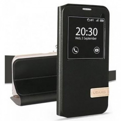 iPhone 6/6s Usams Muge S-View Case Black