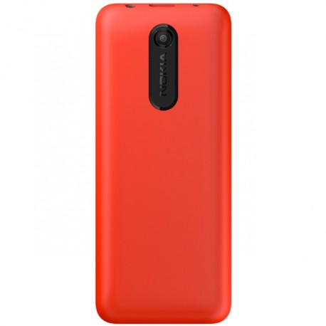Nokia 108 BatteryCover red ORIGINAL