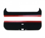 Nokia X6-00 Top and BottomCover black-red ORIGINAL