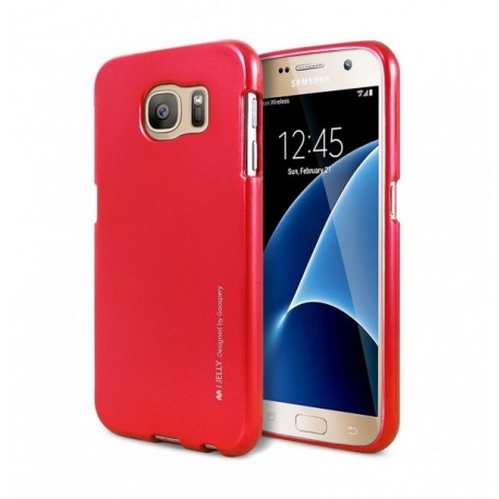 Samsung Galaxy S6 Edge Mercury i-Jelly Silicone red