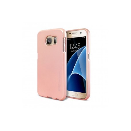 Samsung Galaxy S6 Edge Mercury i-Jelly Silicone rose gold