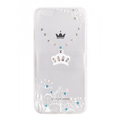 iPhone 7 Vennus Art Silicone D4 Crown white