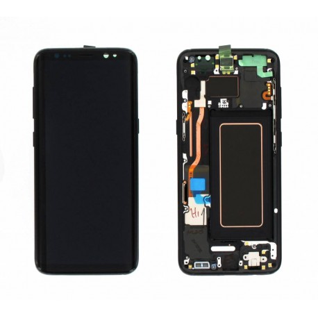 Samsung Galaxy S8 Lcd+Touch Screen+Frame black ORIGINAL