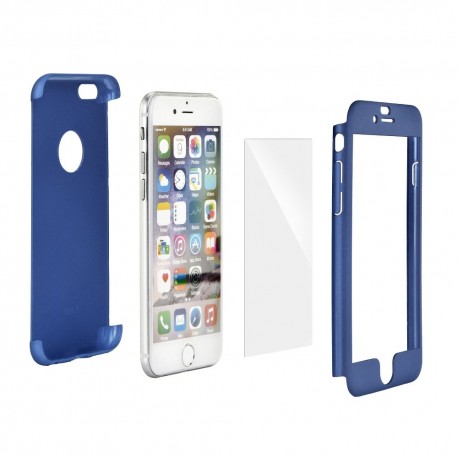 Samsung Galaxy J5 2016 360Full Body Case+Tempered Glass Blue