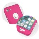 iPhone 5S/5/SE 360Full Body Case+Tempered Glass Pink