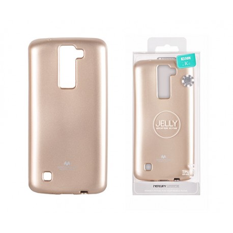 LG K8 2017 Mercury Jelly Silicone gold