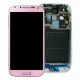  Samsung i9505 Front+Lcd+Touch Screen pink ORIGINAL