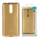 Nokia 8 Mercury Jelly Silicone Gold
